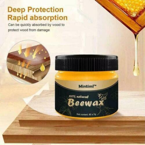 Wood Seasoning Beewax Polish - Complete Solution Furniture Care Polishing Beeswax