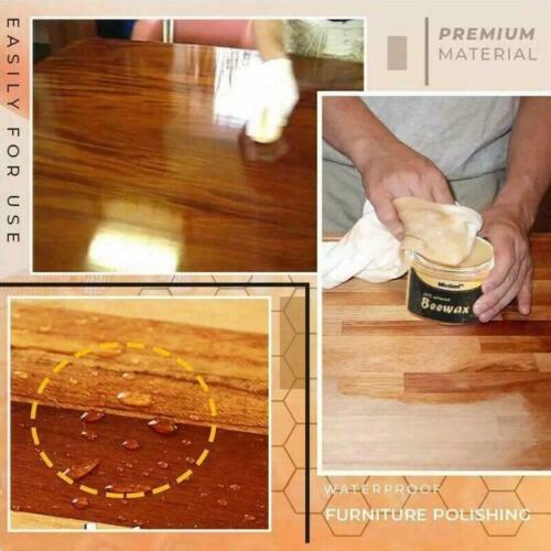 Wood Seasoning Beewax Polish - Complete Solution Furniture Care Polishing Beeswax