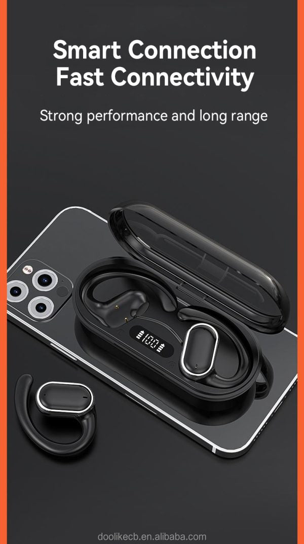 X97 Headphones Wireless Earphone Tws Painless Wear No Pain Led Display (random Color)