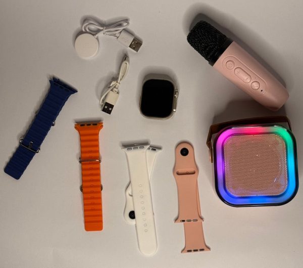 Crown K12 Watch & Speaker Set – Best Quality Speaker Set & Watch Set Random Color