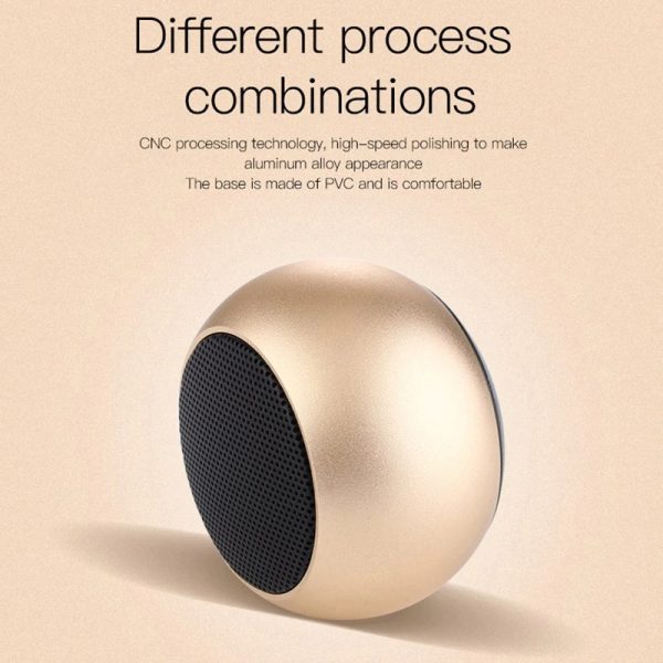 Mini Portable Wireless Bluetooth Speaker – Rechargeable with Card Slot & Mic (Random Color)