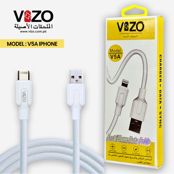 Vizo V-Go 22W Fast Charging Type-C Data Cable | High-Speed Charging Lead for Android Phones & Tablets | 1 Meter Durable Cable