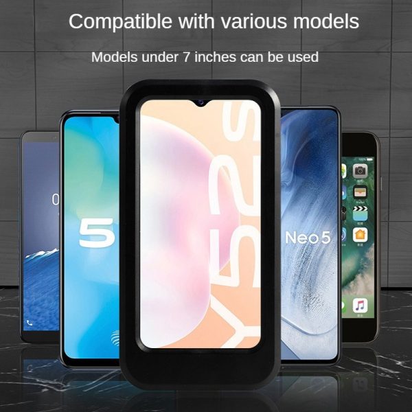 Waterproof Magnetic Bicycle Phone Holder | 360° Rotating Bike Mount for Smartphones – Universal Fit